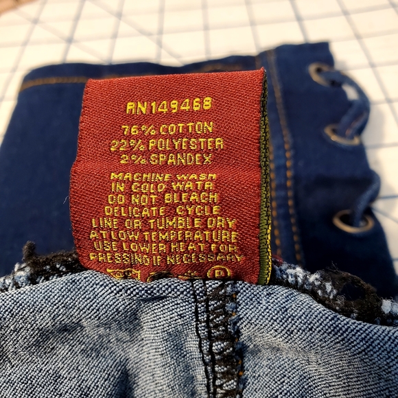 🔥NWOT JVINI Jeggings Blue Women US Large - Picture 11 of 12